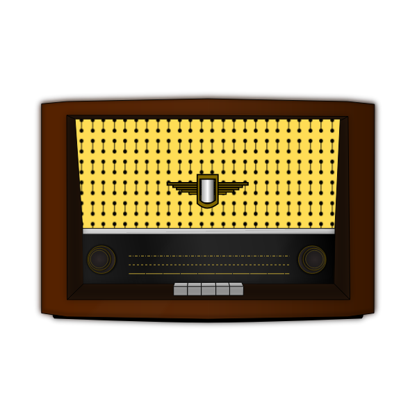 SVG Old radio