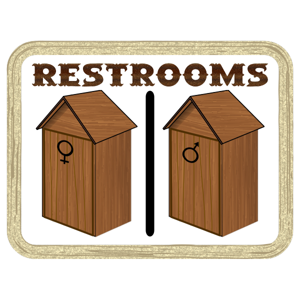 SVG Old restrooms image