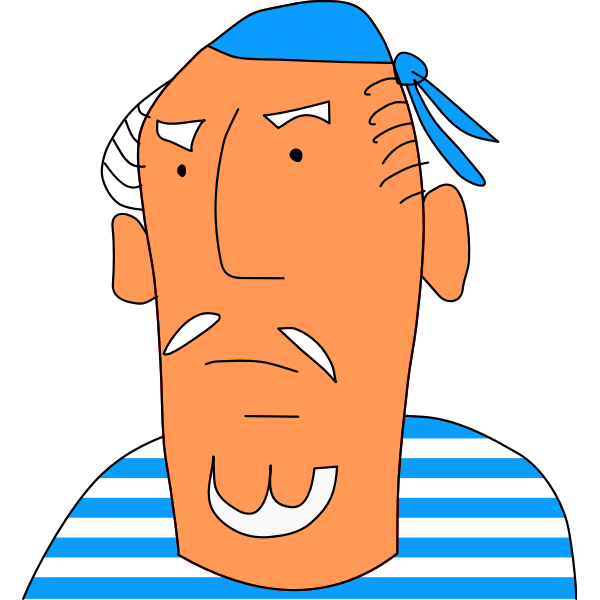 SVG Old sailor by Rones