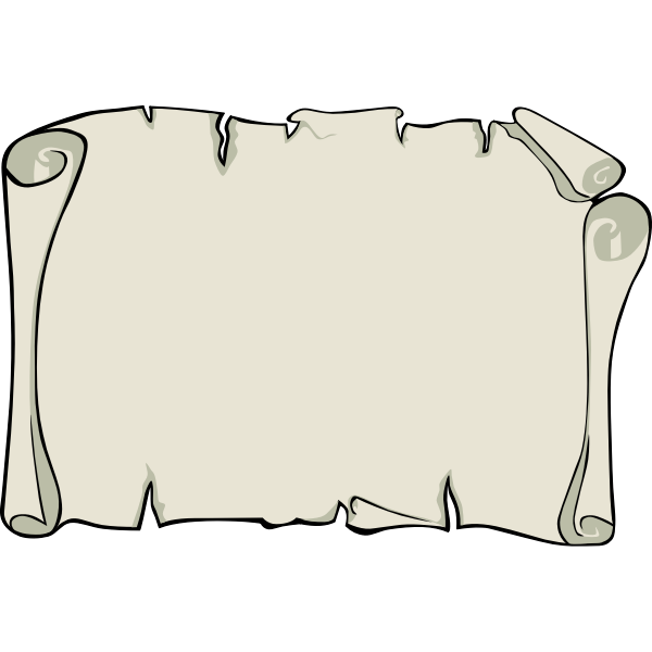 SVG Old scroll vector image