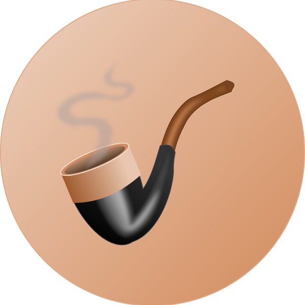 SVG Old smoking pipe
