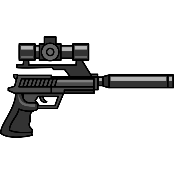 SVG Old sniper rifle