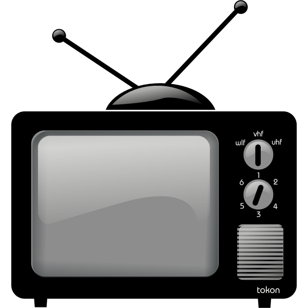 SVG Old-style TV
