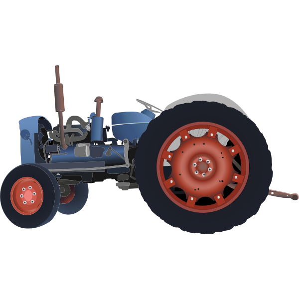 SVG Old tractor image