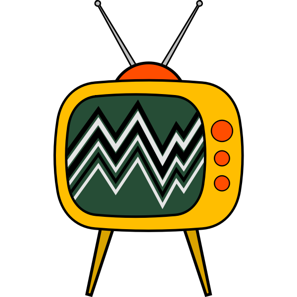 SVG Old TV cartoon