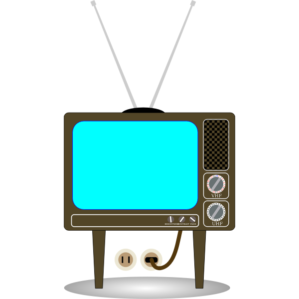 SVG Old TV set