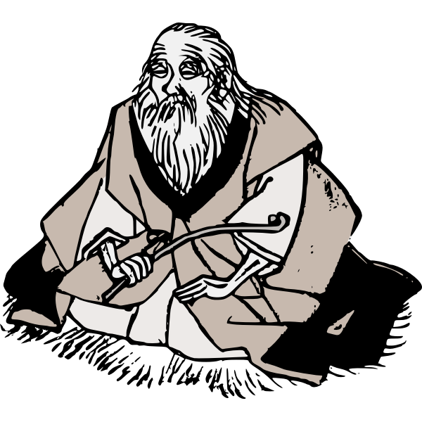 SVG Old wise man