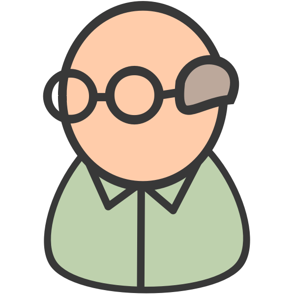 SVG Older person icon