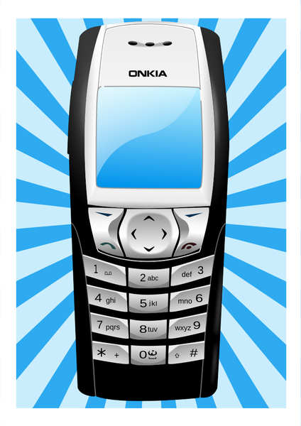 SVG Oldish mobile phone