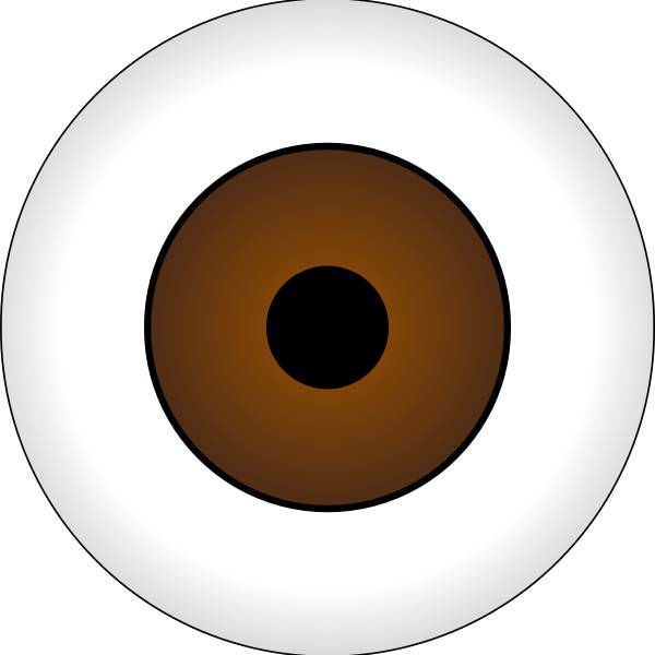SVG Olhos Castanhos Brown Eye