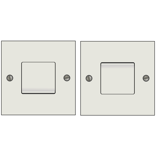 SVG On and off light switches illustration