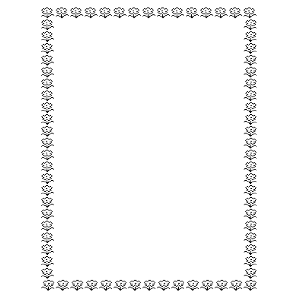 SVG One Bit Flowers 2