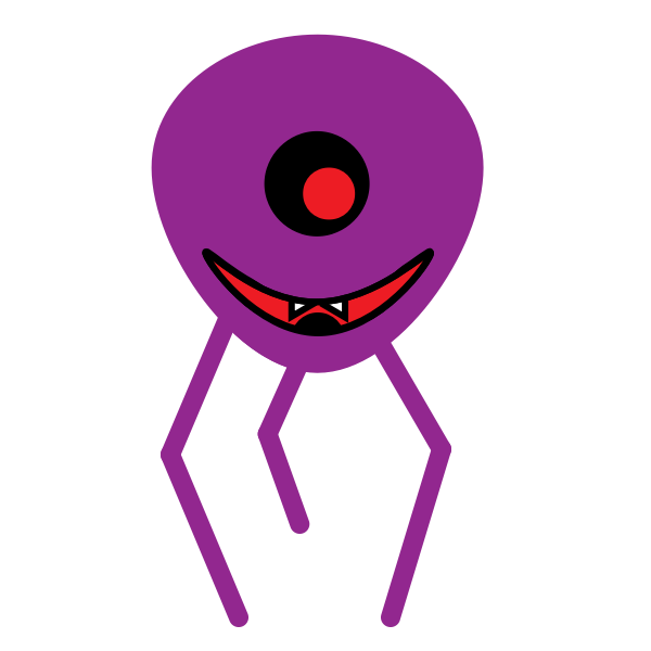 SVG One eyed Ghoul Octopus 2015090232