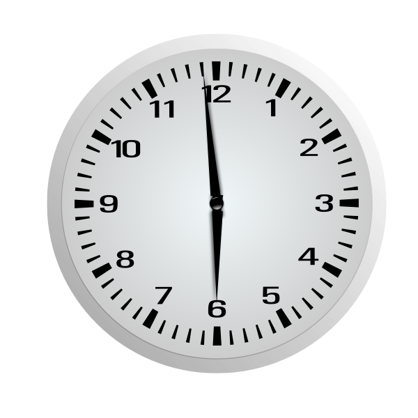 SVG One Minute Before Six