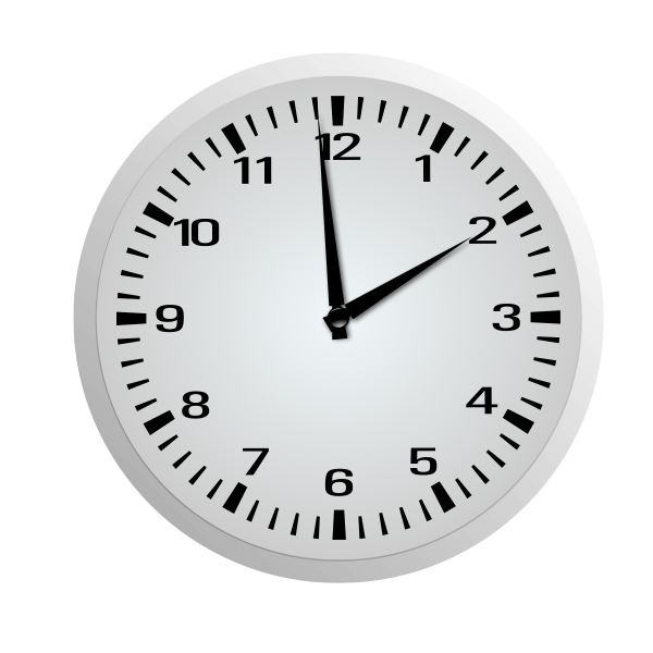 SVG One Minute Before Two