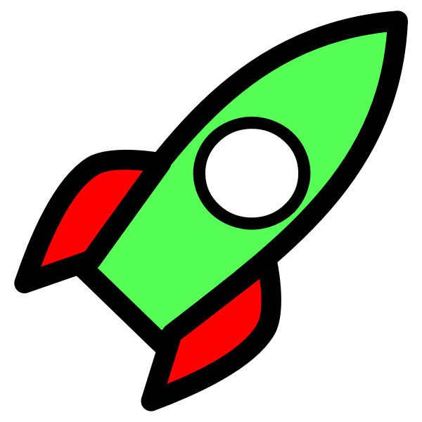 SVG One-window rocket