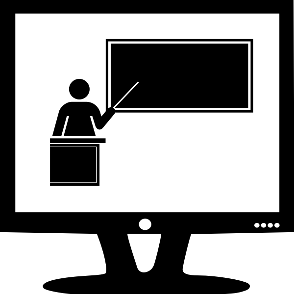 SVG Online presentation silhouette