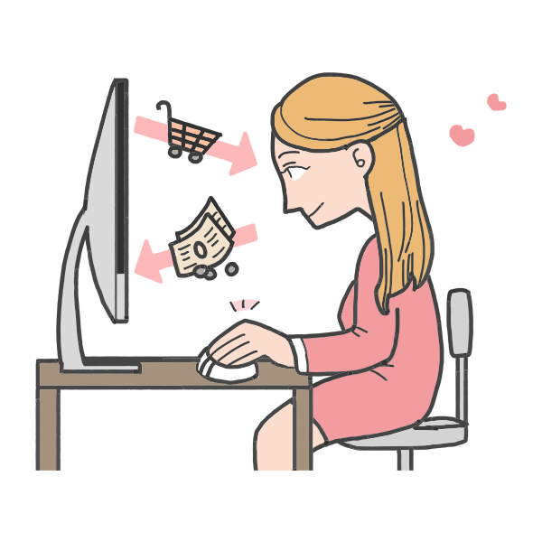 SVG Online Shopping Illustration