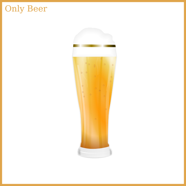 SVG Only beer poster