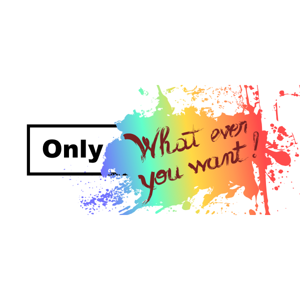 SVG Only Whatever you want
