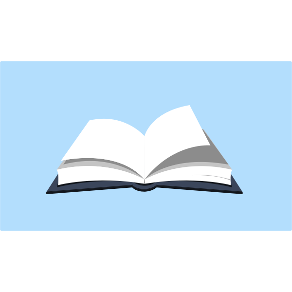 SVG Open book