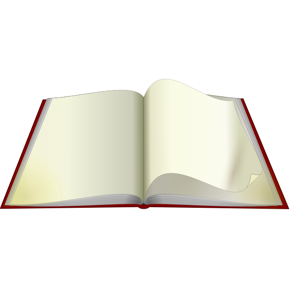 SVG Open book vector graphics