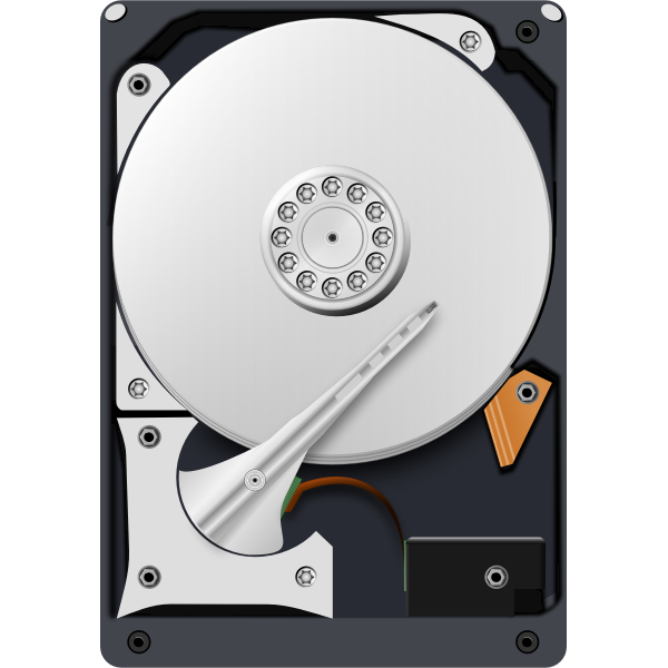 SVG Open disk drive vector image
