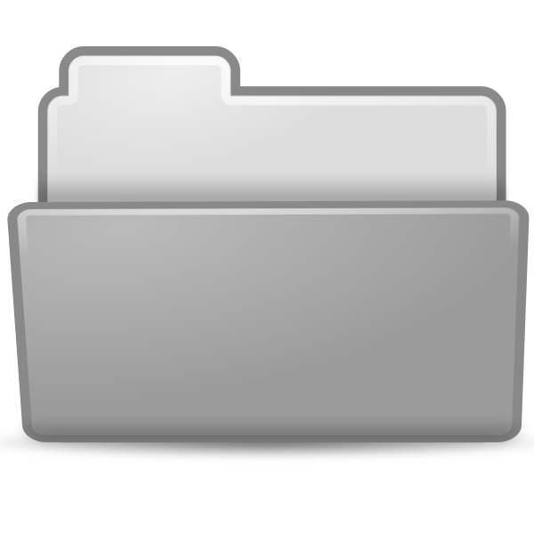 SVG Open file symbol