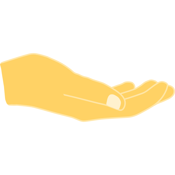 SVG Open palm
