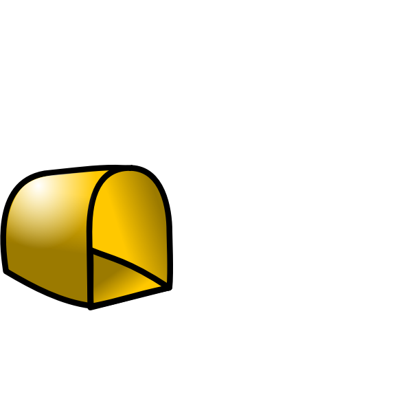 SVG Open postbox vector image