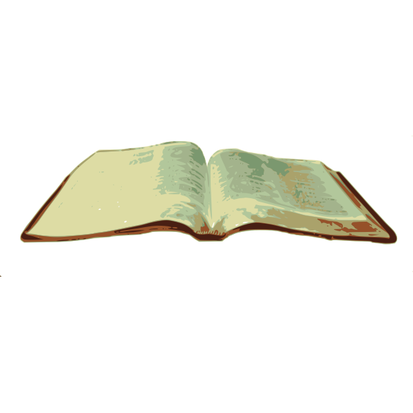 SVG Open religious book vector illustration