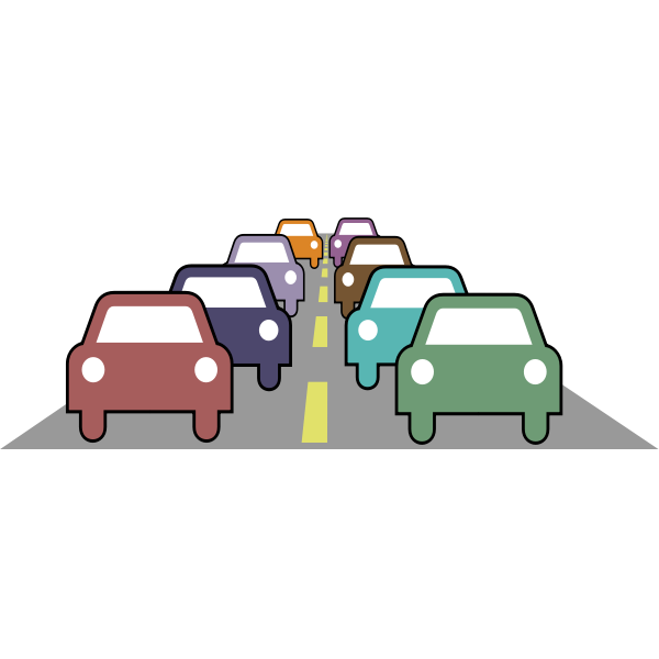 SVG Open road