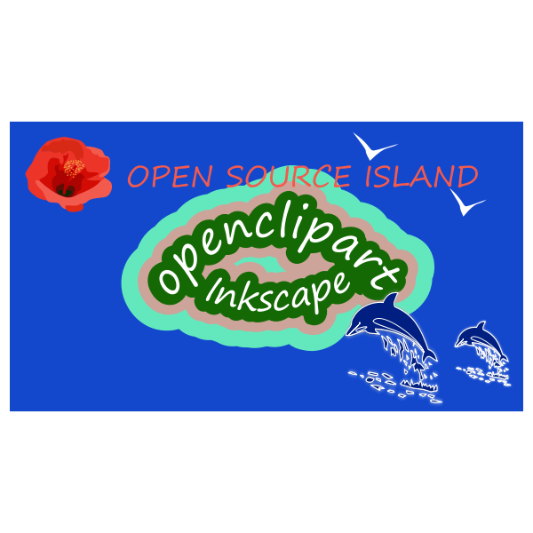 SVG open source island 01