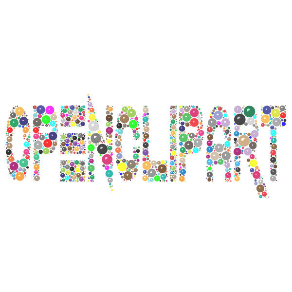 SVG OpenClipart Circles Technicolor Shiny