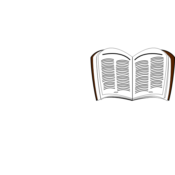 SVG Opened book