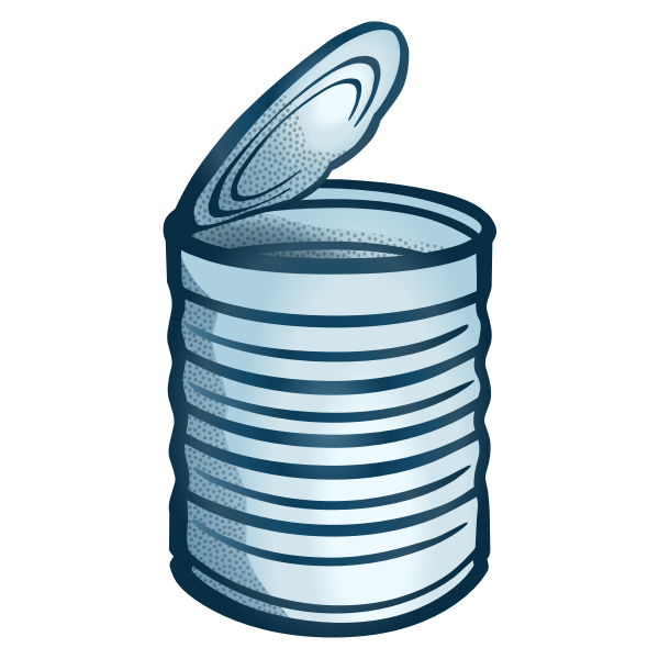 SVG Opened can