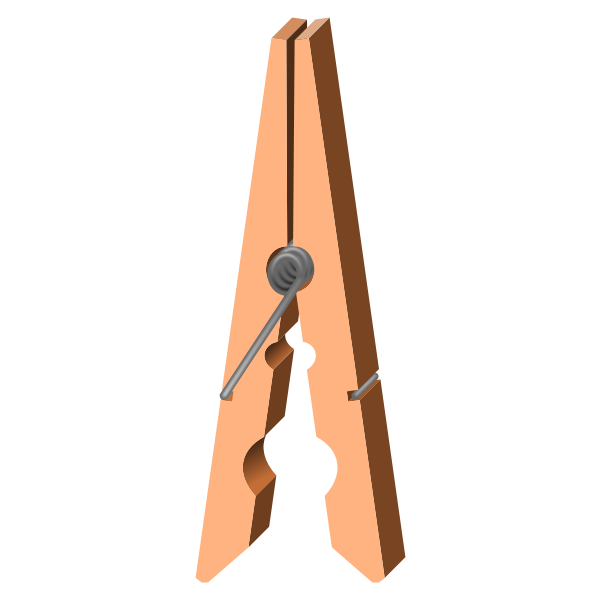 SVG Opened clothes039 peg