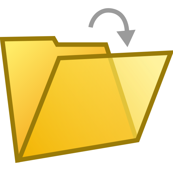 SVG Opened directory