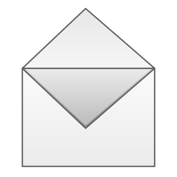 SVG Opened envelope