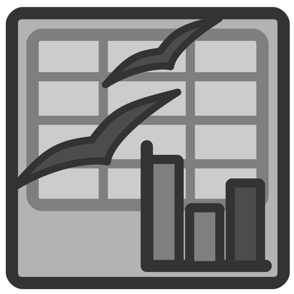 SVG OpenOffice calc icon