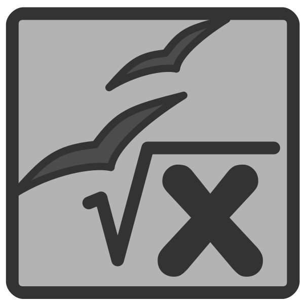 SVG OpenOffice math icon