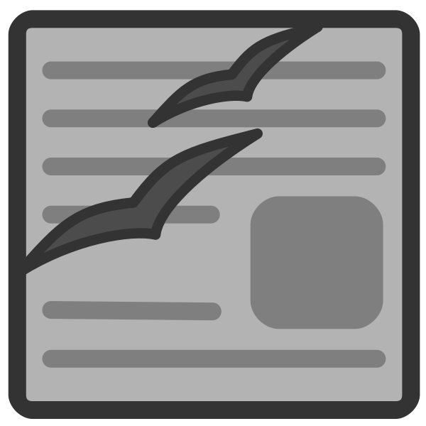 SVG OpenOffice Writer icon