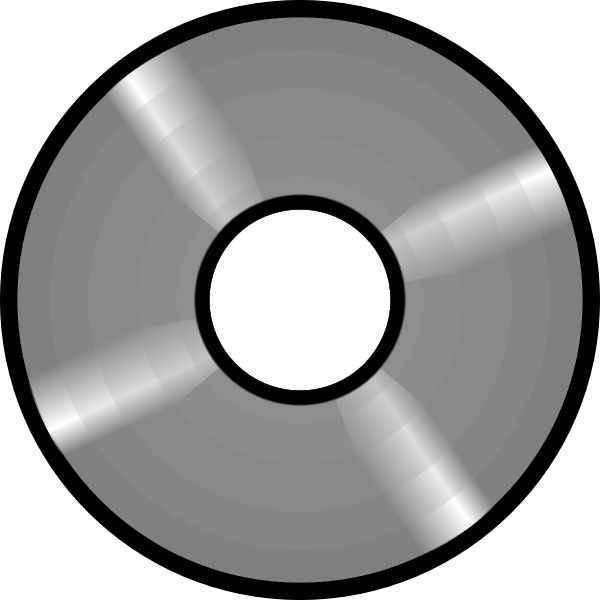 SVG Optical disc vector image