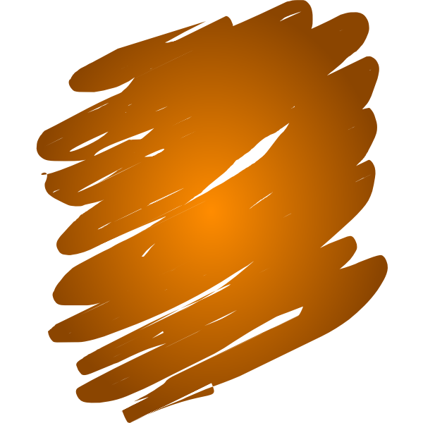 SVG Orange Blend Scribble