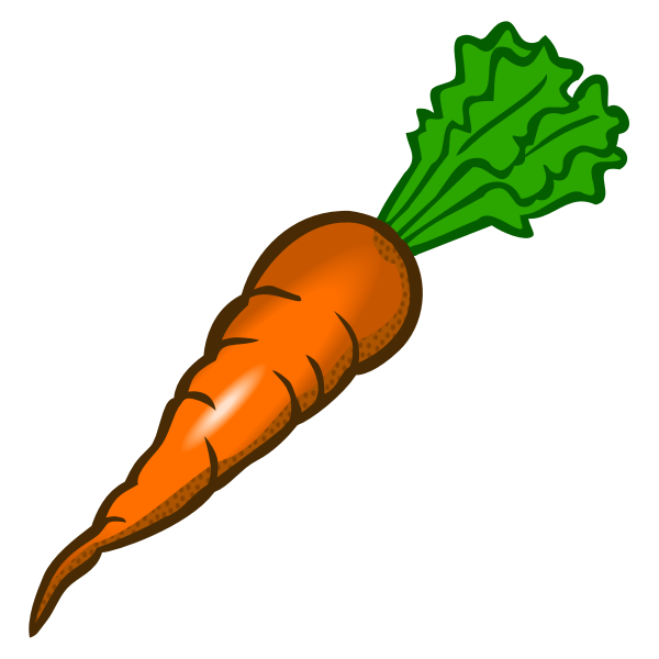 SVG Orange carrot