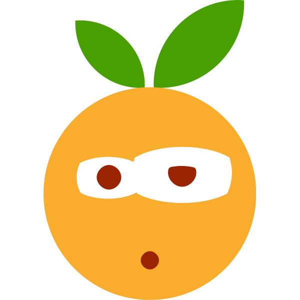 SVG Orange emoji