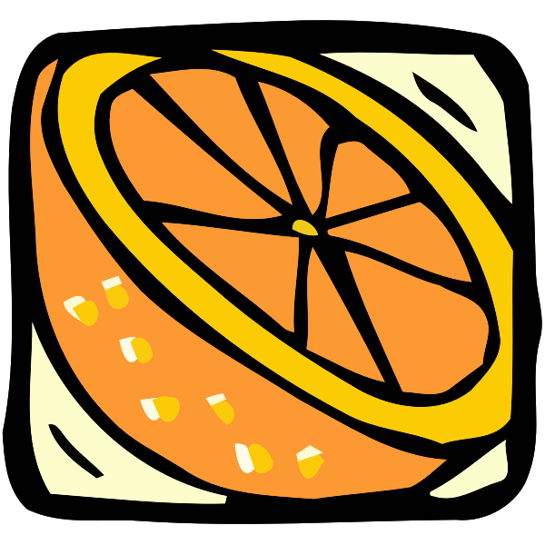 SVG Orange half