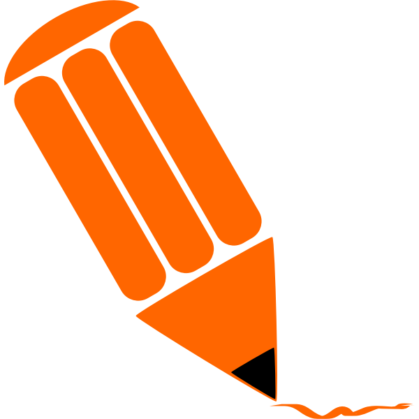 SVG Orange pecil