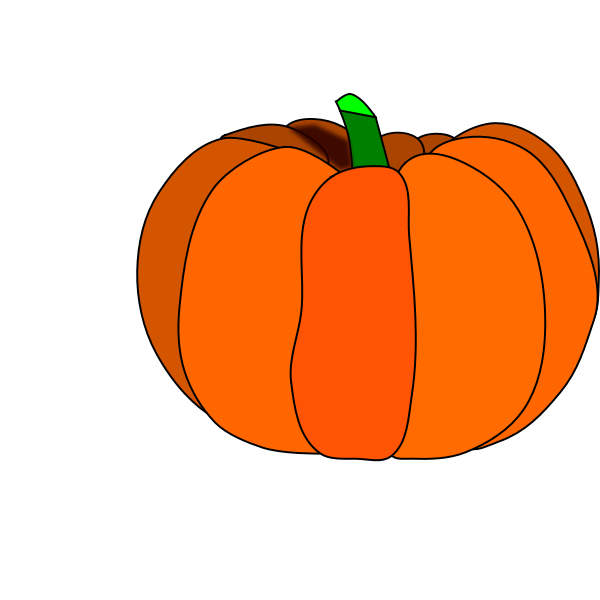 SVG Orange pumpkin