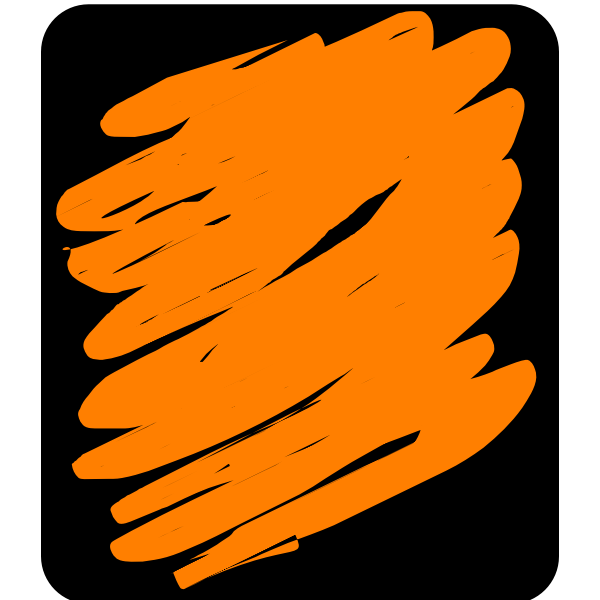 SVG Orange scribble